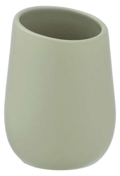 Tazza in ceramica verde per spazzolini da denti Badi - Wenko