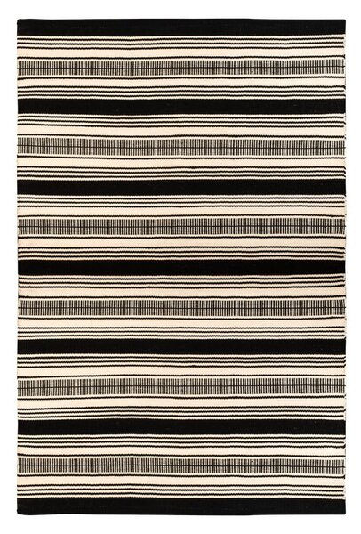 Tappeto da esterno bifacciale bianco e nero in plastica riciclata , 80 x 180 cm Zambezi - Green Decore