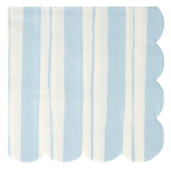 Tovaglioli di carta in set da 16 Ticking Stripe - Meri Meri