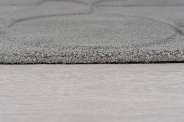 Tappeto rotondo in lana grigia ø 160 cm Gigi - Flair Rugs