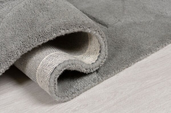 Tappeto rotondo in lana grigia ø 160 cm Gigi - Flair Rugs