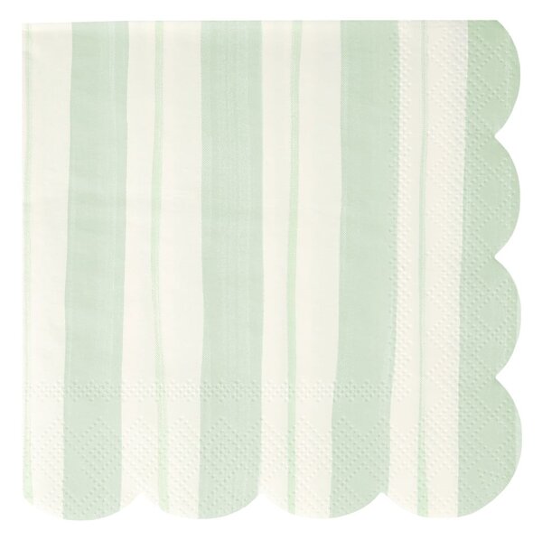 Tovaglioli di carta in set da 16 Ticking Stripe - Meri Meri