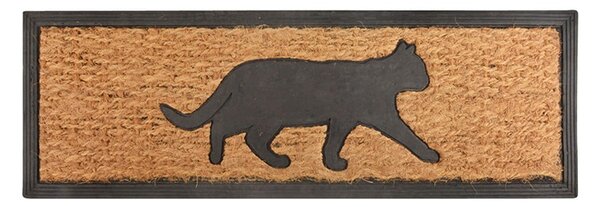Tappetino in fibra di cocco Cat, 25 x 75 cm - Esschert Design