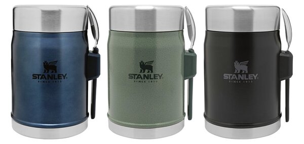 Borraccia termica verde in acciaio inox 400 ml Legendary Classic Hammer Tone Green – Stanley