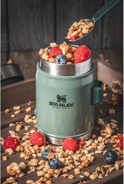 Borraccia termica verde in acciaio inox 400 ml Legendary Classic Hammer Tone Green – Stanley