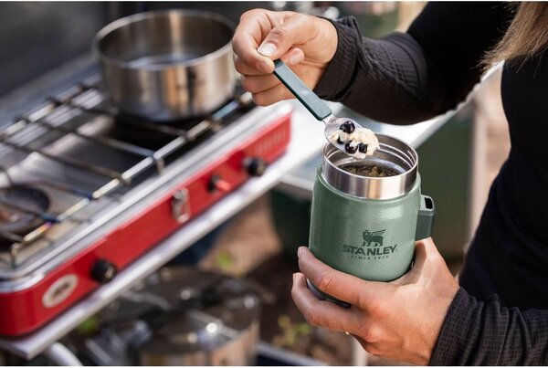 Borraccia termica verde in acciaio inox 400 ml Legendary Classic Hammer Tone Green – Stanley