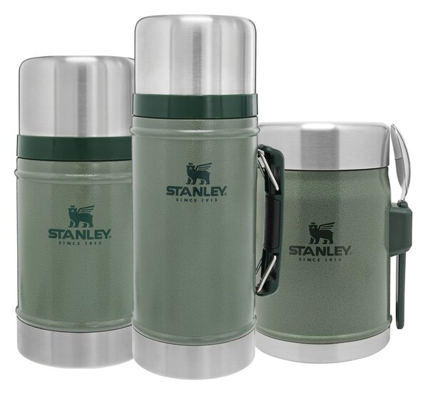 Borraccia termica verde in acciaio inox 400 ml Legendary Classic Hammer Tone Green – Stanley