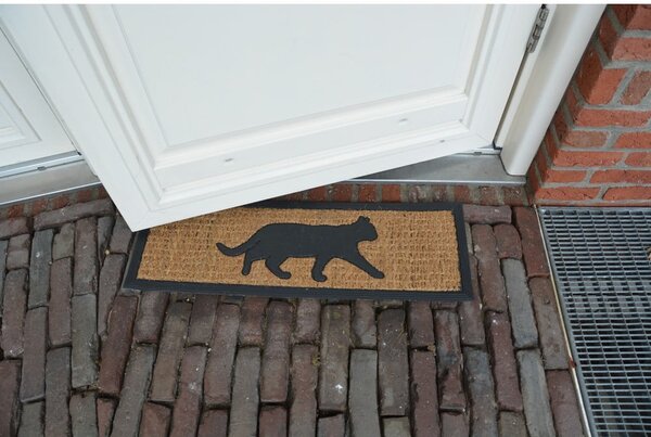 Tappetino in fibra di cocco Cat, 25 x 75 cm - Esschert Design