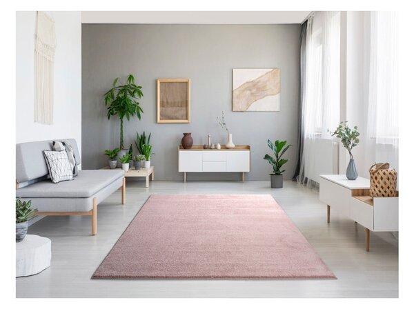 Tappeto rosa Montana, 80 x 150 cm Montana Liso - Universal
