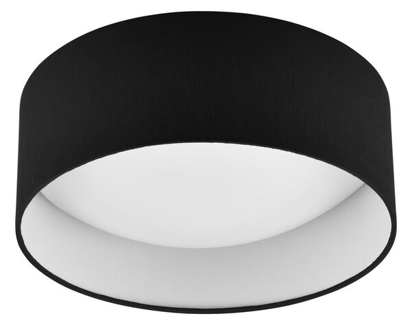 Nero Apparecchio da soffitto a LED ø 30 cm Locarno - Reality