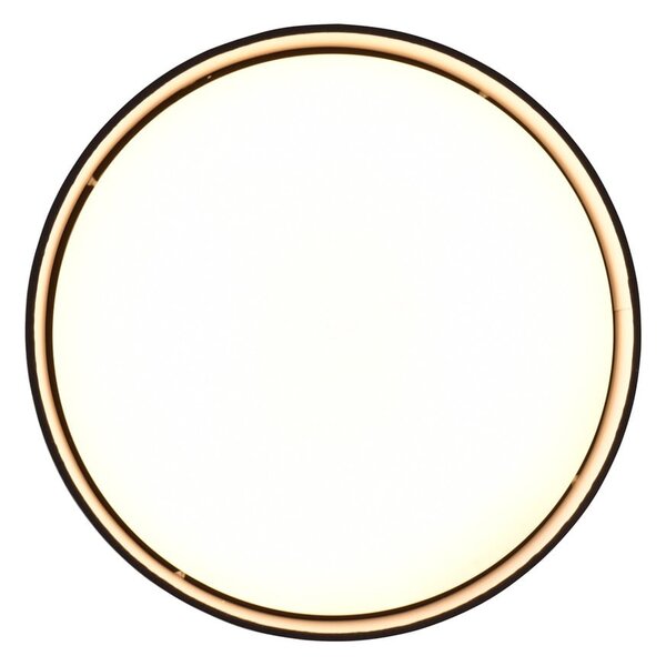 Nero Apparecchio da soffitto a LED ø 30 cm Locarno - Reality