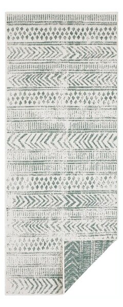 Tappeto per esterni verde e crema , 80 x 250 cm Biri - NORTHRUGS