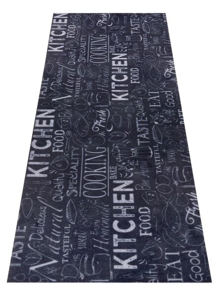 Tappeto nero 50x150 cm Wild Kitchen Board - Hanse Home