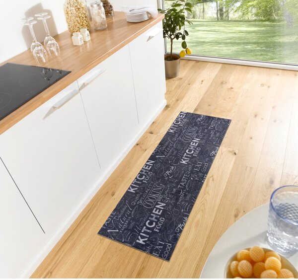 Tappeto nero 50x150 cm Wild Kitchen Board - Hanse Home