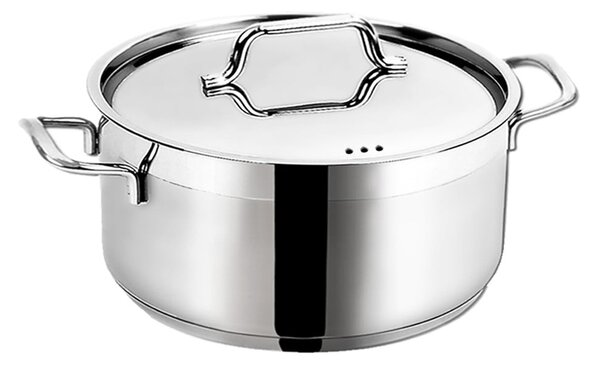 Casseruola in acciaio inox con coperchio Anett, 6,2 l - Orion