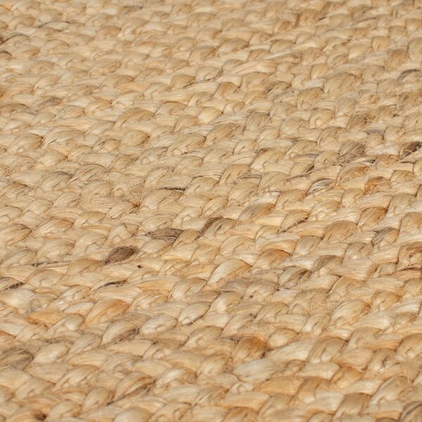 Tappeto rotondo di colore naturale in iuta tessuto a mano ø 180 cm Kahana – Flair Rugs