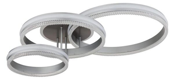Globo 67377-72 - Plafoniera LED dimmerabile FRANCINE LED/72W/230V argento+telecomando