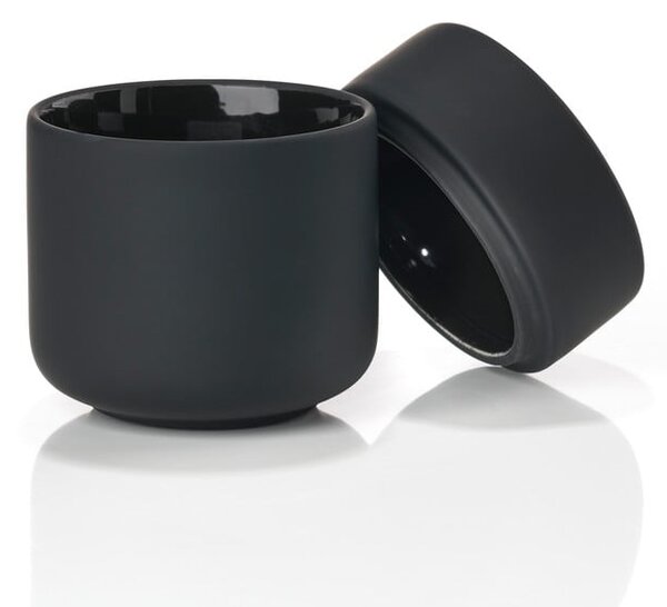 Organizzatore per il bagno in gres nero Ume - Zone