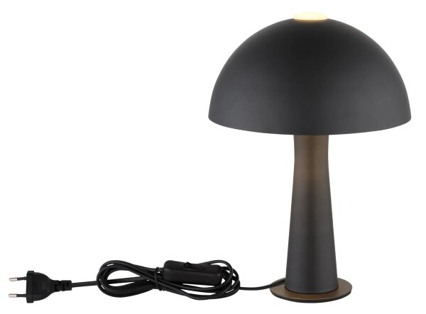 Globo 50670108 - Lampada da tavolo JULIA 1xE14/25W/230V nera