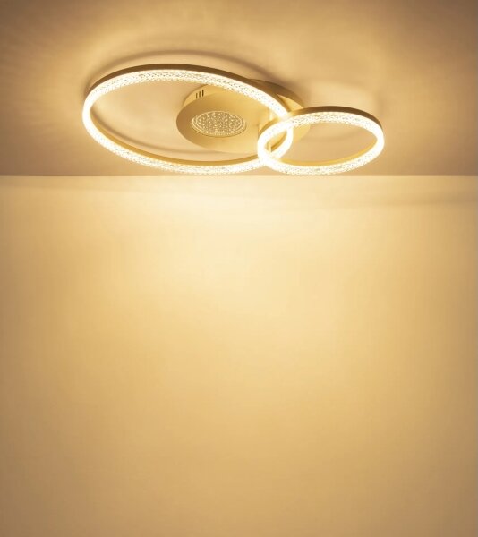 Globo 48480-30 - Plafoniera LED SANFORD LED/30W/230V 3000K 70x50 cm beige