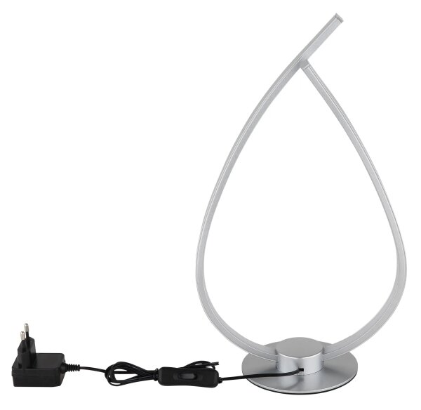Globo 58492S - Lampada da tavolo TRINA a LED 6W/230V, argento