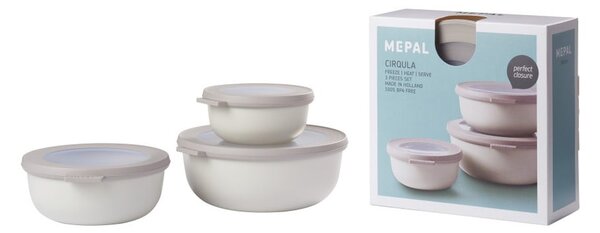 Scatole per alimenti in set da 3 Cirqula - Mepal