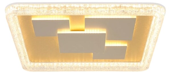 Globo 48476-40 - Plafoniera LED da soffitto LORAINE LED/40W/230V 48,8x48,8 cm dorata