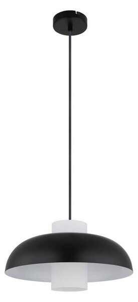 Globo 15755S - Lampada a sospensione su cavo LOWE 1xE27/60W/230V nero