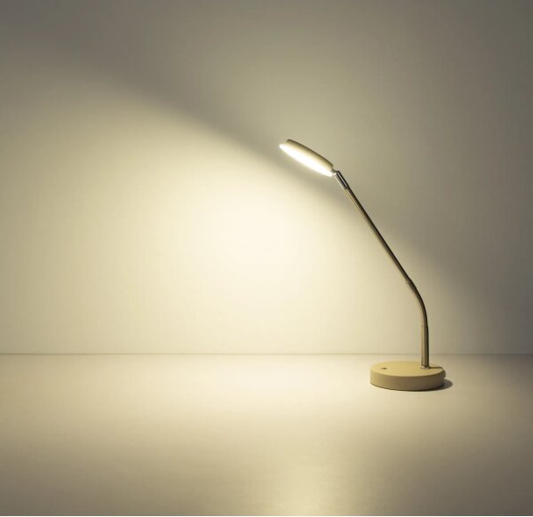 Globo 58504TSA - Lampada da tavolo LED dimmerabile con controllo touch SILVIO LED/6,5W/230V beige
