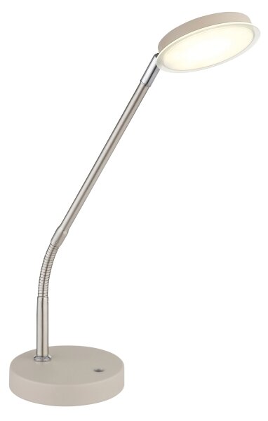 Globo 58504TSA - Lampada da tavolo LED dimmerabile con controllo touch SILVIO LED/6,5W/230V beige