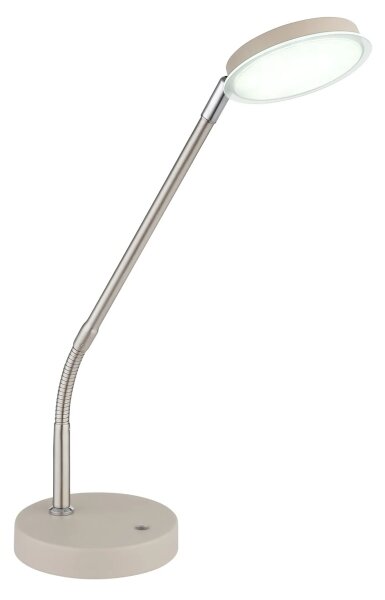 Globo 58504TSA - Lampada da tavolo LED dimmerabile con controllo touch SILVIO LED/6,5W/230V beige