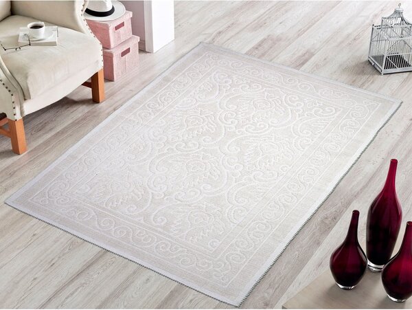Tappeto in cotone color crema, 80 x 200 cm Osmanli - Vitaus
