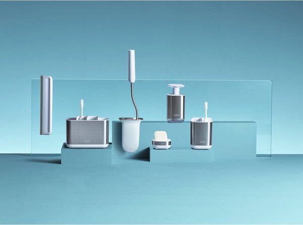 Porta spazzolino in acciaio inox EasyStore - Joseph Joseph