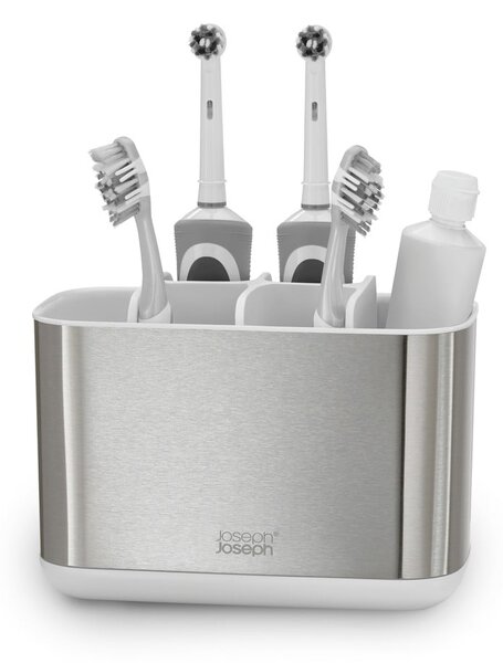 Porta spazzolino in acciaio inox EasyStore - Joseph Joseph