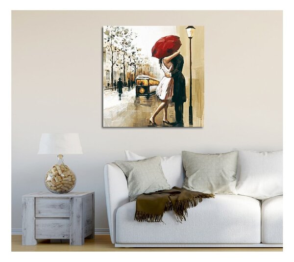 Pittura su tela Parigi, 45 x 45 cm - Wallity