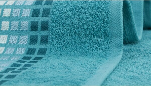 Asciugamano in cotone blu 50x100 cm Darwin - My House