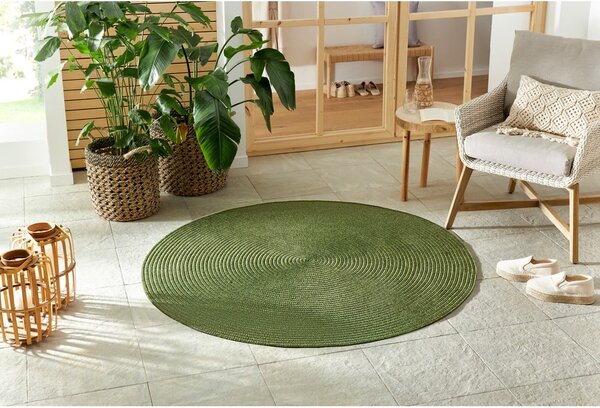 Tappeto verde rotondo per esterni ø 150 cm - NORTHRUGS