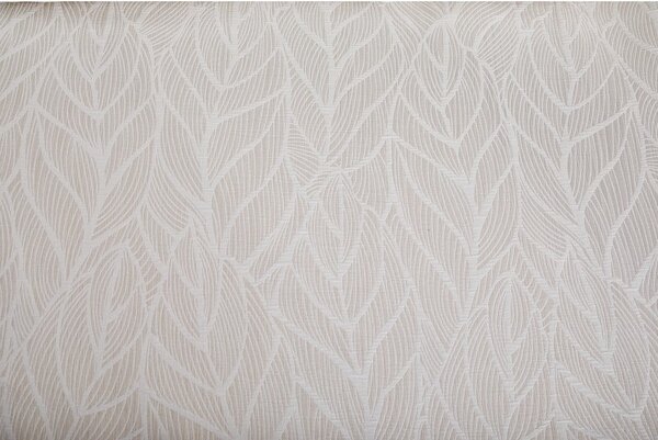 Biancheria da letto singola jacquard beige 140x200 cm Florida - My House