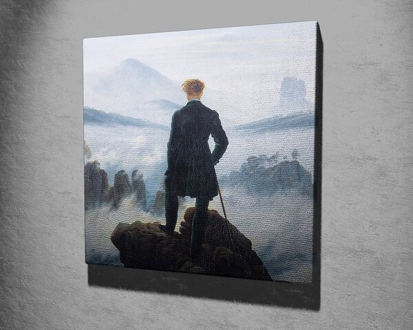 Dipinto - riproduzione 45x45 cm Caspar David Friedrich - Wallity