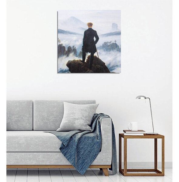 Dipinto - riproduzione 45x45 cm Caspar David Friedrich - Wallity