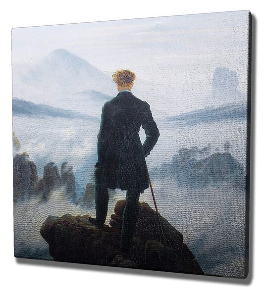 Dipinto - riproduzione 45x45 cm Caspar David Friedrich - Wallity