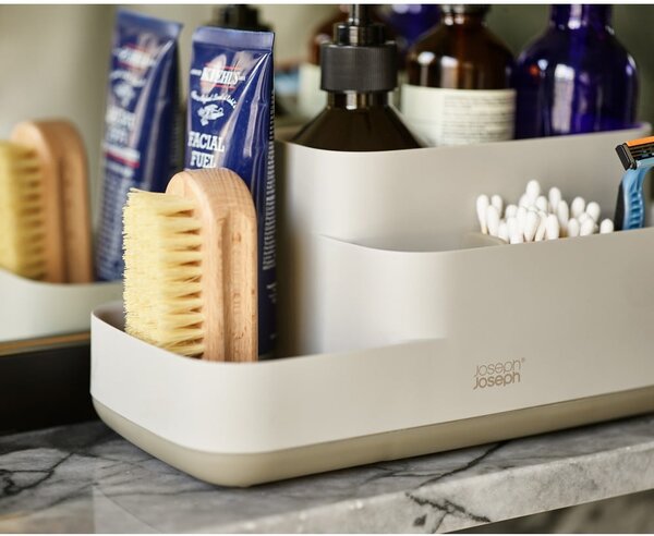 Organizzatore bagno beige EasyStore - Joseph Joseph