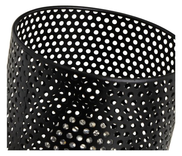 Lampada da tavolo nera con paralume in metallo (altezza 20 cm) - Casa Selección