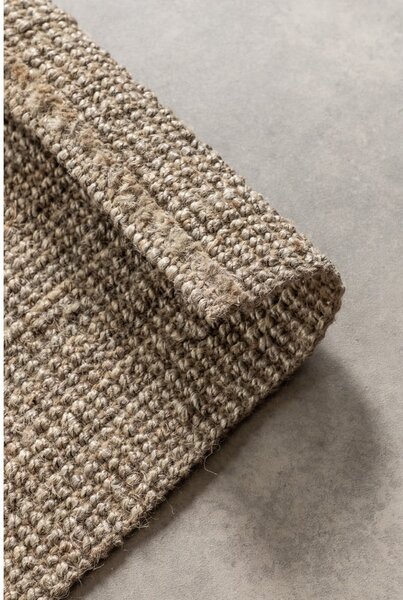 Tappeto grigio tortora in iuta 60x90 cm Bouclé – Hanse Home
