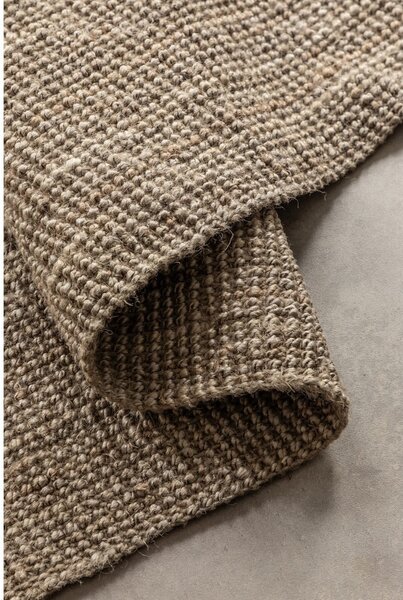 Tappeto grigio tortora in iuta 60x90 cm Bouclé – Hanse Home