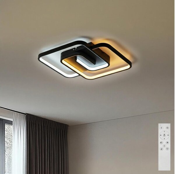 Brilagi - Plafoniera a LED dimmerabile VELO LED/64W/230V 48x48 cm + telecomando