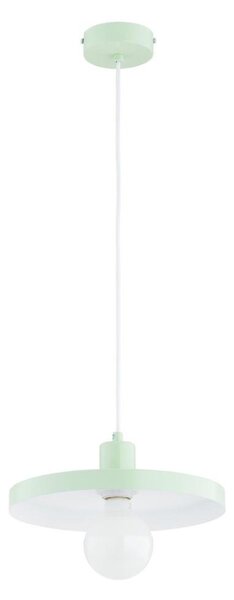 Lampada a sospensione LITO 1xE27/15W/230V verde menta