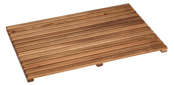 Tappetino da bagno in legno di colore naturale 40x60 cm Acacia - Wenko