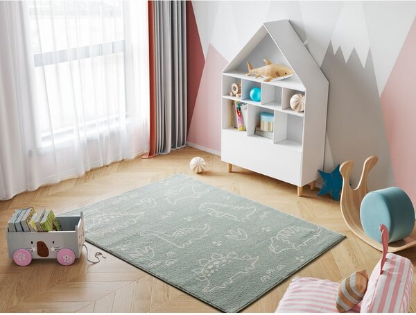 Tappeto per bambini verde chiaro 120x170 cm Beats - Universal