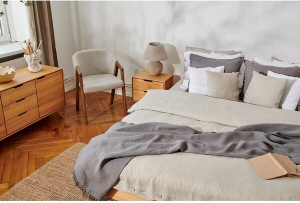 Letto matrimoniale in legno di faggio 160x200 cm Greg - The Beds